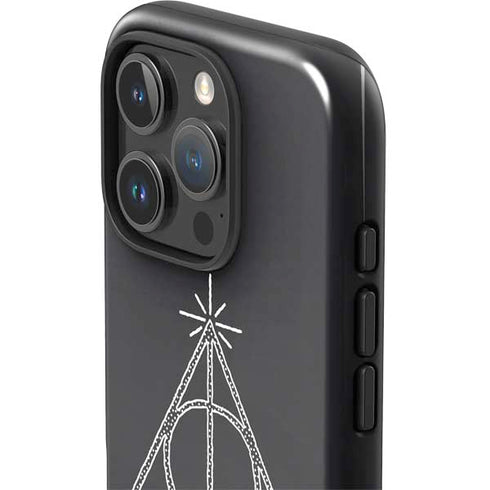 Wizarding Worlds Harry Potter Deathly Hallows Symbol iPhone 16 Pro Impact Case