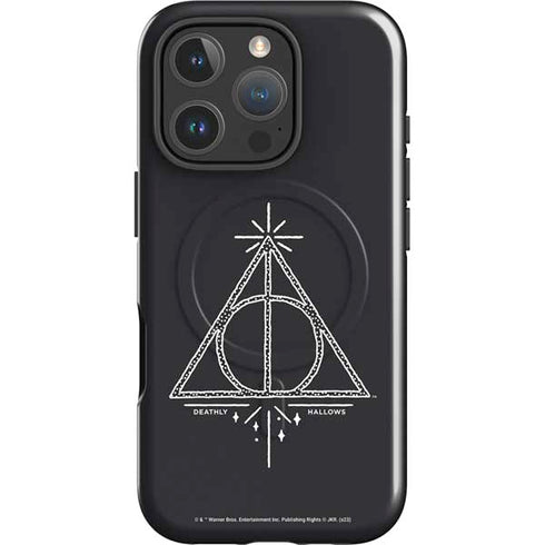 Wizarding Worlds Harry Potter Deathly Hallows Symbol iPhone 16 Pro Magsafe Impact Case
