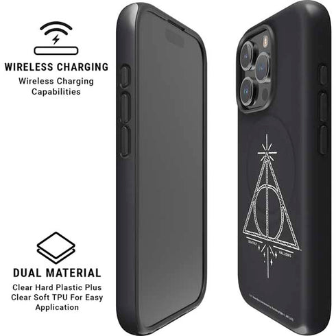 Wizarding Worlds Harry Potter Deathly Hallows Symbol iPhone 16 Pro Magsafe Impact Case
