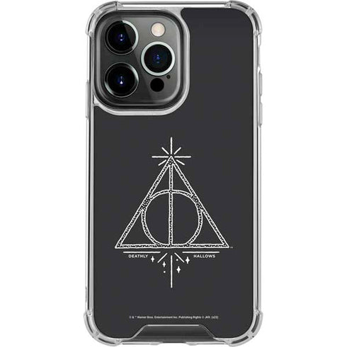 Wizarding Worlds Harry Potter Deathly Hallows Symbol iPhone 16 Pro Max Clear Case