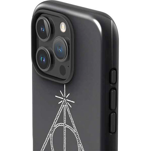 Wizarding Worlds Harry Potter Deathly Hallows Symbol iPhone 16 Pro Max Impact Case