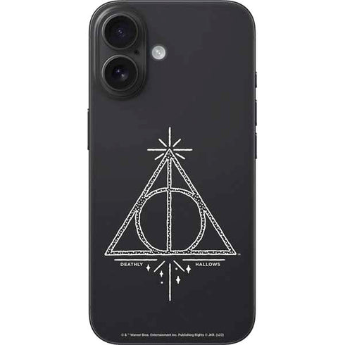 Wizarding Worlds Harry Potter Deathly Hallows Symbol iPhone 16 Skin