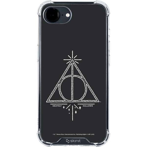 Wizarding Worlds Harry Potter Deathly Hallows Symbol iPhone 16e Clear Case