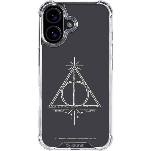 Wizarding Worlds Harry Potter Deathly Hallows Symbol iPhone 17 Clear Case