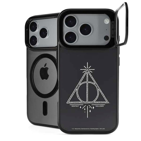 Wizarding Worlds Harry Potter Deathly Hallows Symbol iPhone 18 Pro Kickstand Case