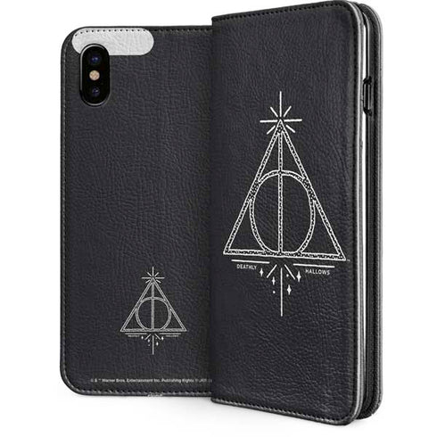 Wizarding Worlds Harry Potter Deathly Hallows Symbol iPhone 8 Folio Case