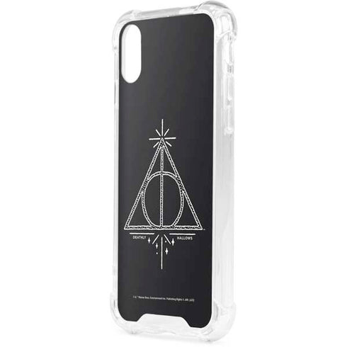 Wizarding Worlds Harry Potter Deathly Hallows Symbol iPhone XS Clear Case