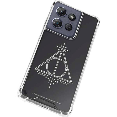 Wizarding Worlds Harry Potter Deathly Hallows Symbol Moto G 5G (2025) Clear Case