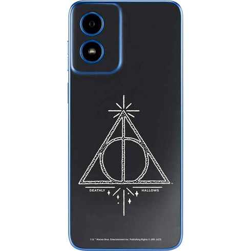 Wizarding Worlds Harry Potter Deathly Hallows Symbol Moto G Play 4G (2024) Skin