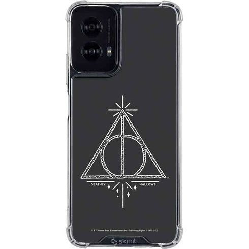 Wizarding Worlds Harry Potter Deathly Hallows Symbol Moto G Power 5G (2024) Clear Case