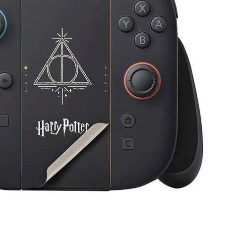 Wizarding Worlds Harry Potter Deathly Hallows Symbol Nintendo Switch 2 (2025) Joy-Con Controller Skin