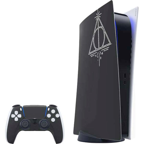 Wizarding Worlds Harry Potter Deathly Hallows Symbol PlayStation PS5 Skins