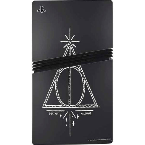 Wizarding Worlds Harry Potter Deathly Hallows Symbol PS5 Pro Bundle Skin