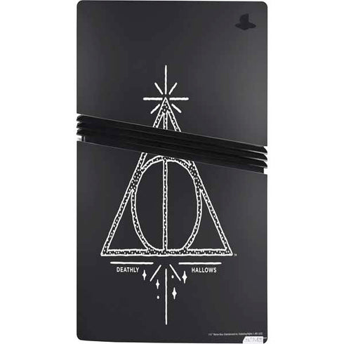 Wizarding Worlds Harry Potter Deathly Hallows Symbol PS5 Pro Bundle Skin