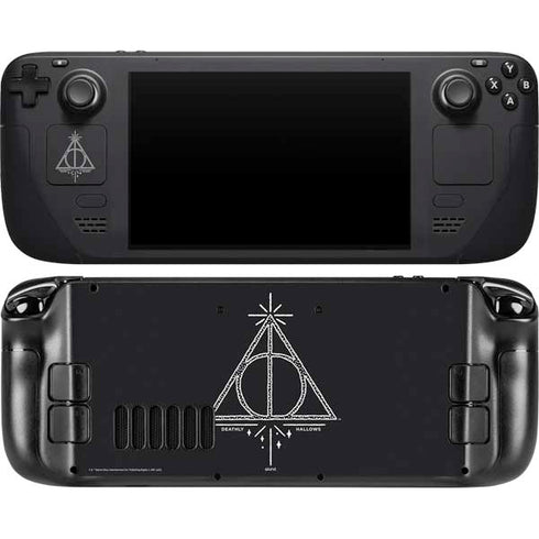 Wizarding Worlds Harry Potter Deathly Hallows Symbol Steam Deck Handheld Gaming Computer OLED Skin