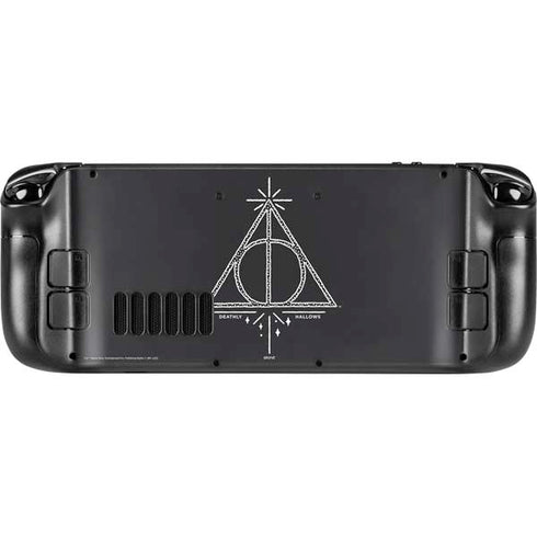 Wizarding Worlds Harry Potter Deathly Hallows Symbol Steam Deck Handheld Gaming Computer OLED Skin