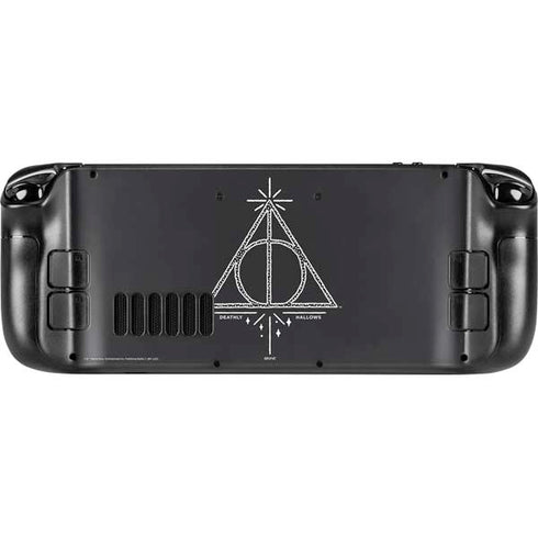 Wizarding Worlds Harry Potter Deathly Hallows Symbol Steam Deck Handheld Gaming Computer Skin