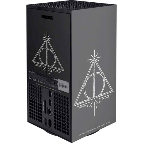 Wizarding Worlds Harry Potter Deathly Hallows Symbol XBox Series X Digital Edition Console Skin