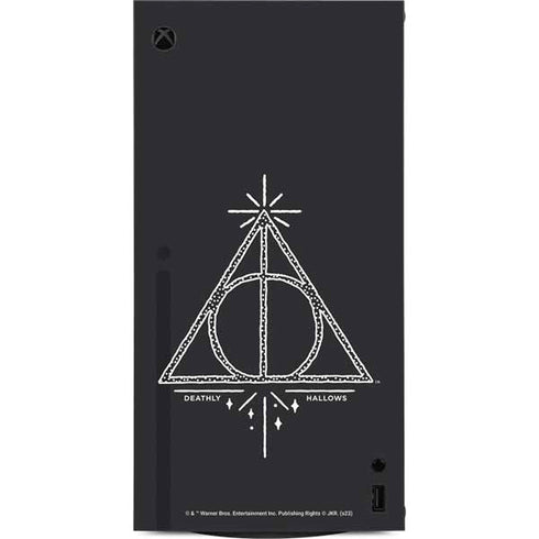 Wizarding Worlds Harry Potter Deathly Hallows Symbol XBox Series X Digital Edition Console Skin