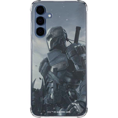 DC Comics Arkham Origins Deathstroke Galaxy A55 5G Clear Case