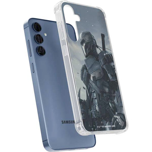 DC Comics Arkham Origins Deathstroke Galaxy A55 5G Clear Case