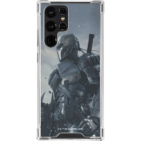 DC Comics Arkham Origins Deathstroke Galaxy S22 Ultra Clear Case