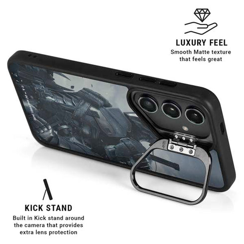 DC Comics Arkham Origins Deathstroke Galaxy S25 Kickstand Case