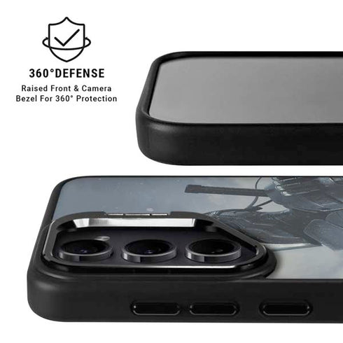 DC Comics Arkham Origins Deathstroke Galaxy S24 Plus Kickstand Case