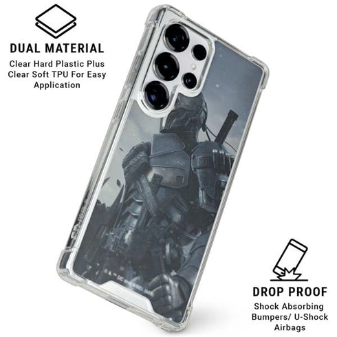 DC Comics Arkham Origins Deathstroke Galaxy S25 Ultra Clear Case
