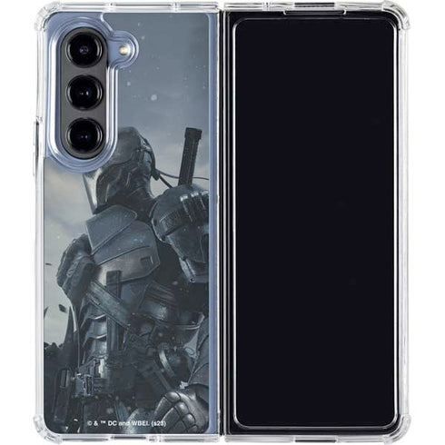 DC Comics Arkham Origins Deathstroke Galaxy Z Fold5 5G Clear Case