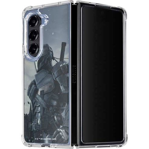 DC Comics Arkham Origins Deathstroke Galaxy Z Fold5 5G Clear Case