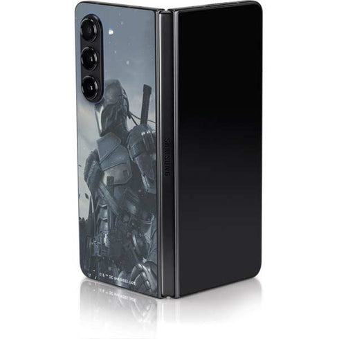 DC Comics Arkham Origins Deathstroke Galaxy Z Fold5 5G Skin