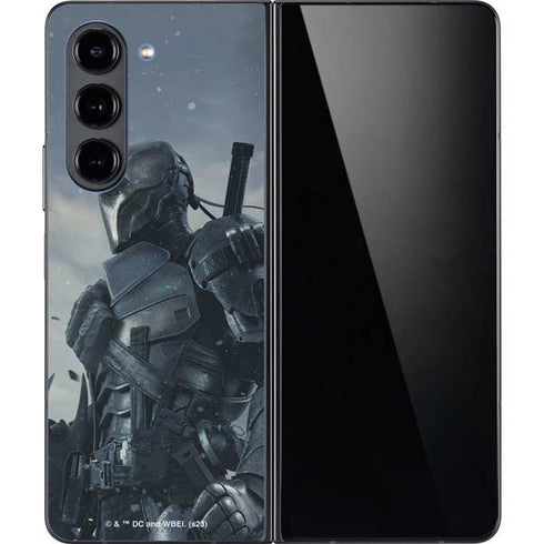 DC Comics Arkham Origins Deathstroke Galaxy Z Fold5 5G Skin