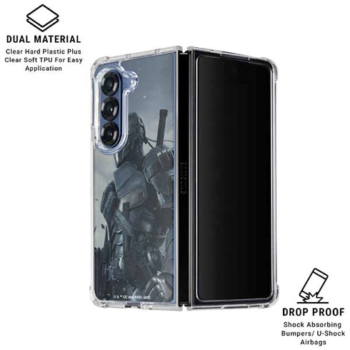 DC Comics Arkham Origins Deathstroke Galaxy Z Fold6 Clear Case