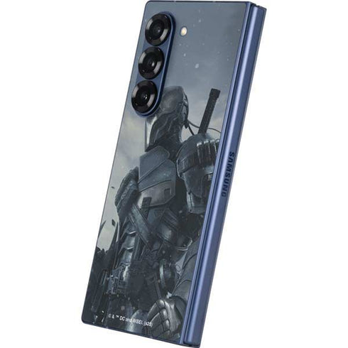 DC Comics Arkham Origins Deathstroke Galaxy Z Fold6 Skin