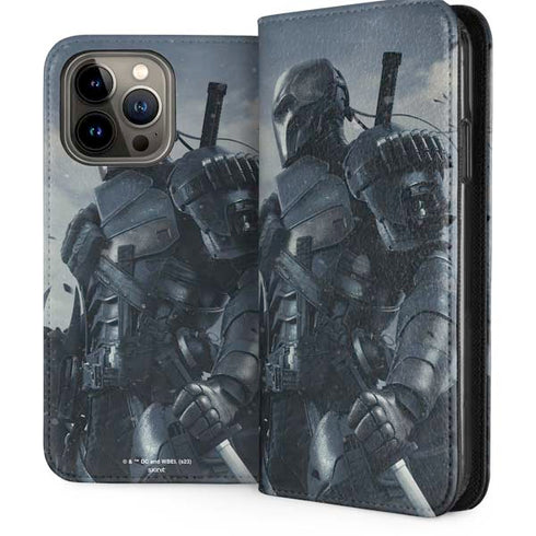 DC Comics Arkham Origins Deathstroke iPhone Cases