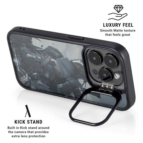 DC Comics Arkham Origins Deathstroke iPhone 16 Pro Kickstand Case
