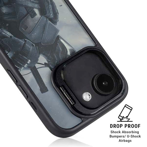 DC Comics Arkham Origins Deathstroke iPhone 16e Kickstand Case