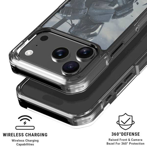 DC Comics Arkham Origins Deathstroke iPhone 18 Pro Clear Case