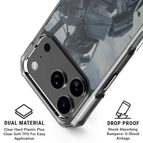 DC Comics Arkham Origins Deathstroke iPhone 18 Pro Clear Case