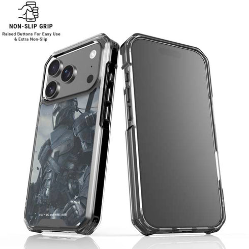 DC Comics Arkham Origins Deathstroke iPhone 18 Pro Clear Case