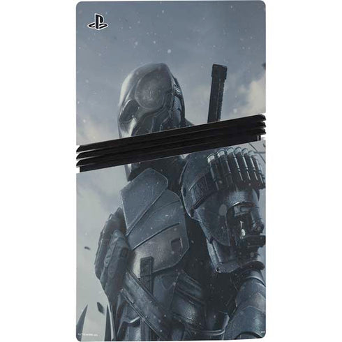 DC Comics Arkham Origins Deathstroke PS5 Pro Console Skin