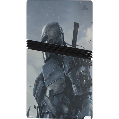 DC Comics Arkham Origins Deathstroke PS5 Pro Console Skin