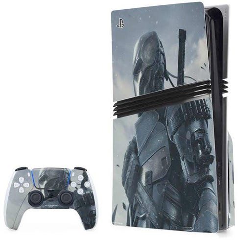 DC Comics Arkham Origins Deathstroke PS5 Pro Disk Bundle Skin