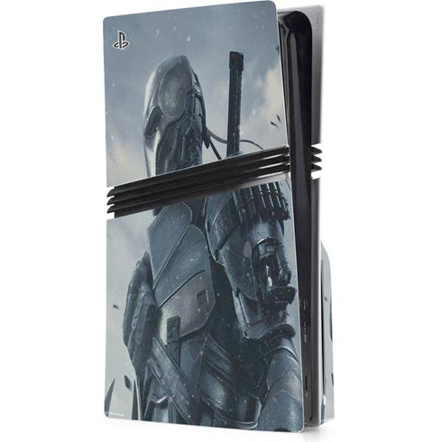 DC Comics Arkham Origins Deathstroke PS5 Pro Disk Console Skin