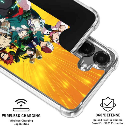 My Hero Academia Deku and Baku Team Season 6 Galaxy S26 Clear Case
