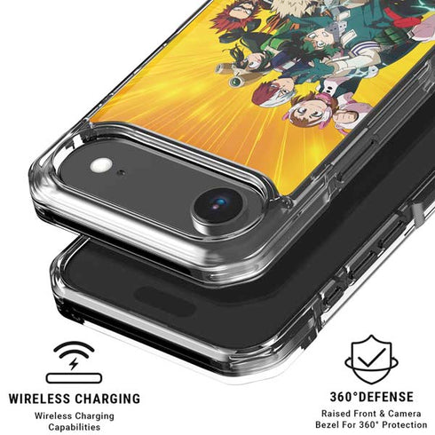 My Hero Academia Deku and Baku Team Season 6 iPhone 17 Air Clear Case
