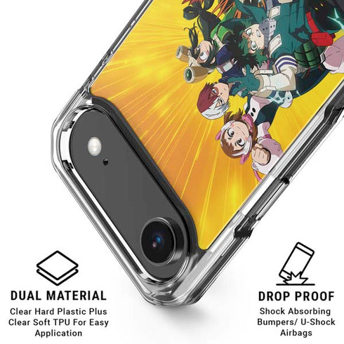 My Hero Academia Deku and Baku Team Season 6 iPhone 17 Air Clear Case