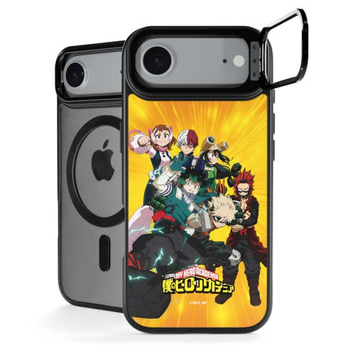 My Hero Academia Deku and Baku Team Season 6 iPhone 17 Air Kickstand Case