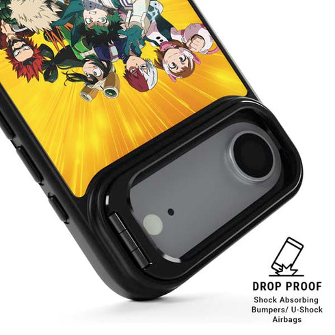 My Hero Academia Deku and Baku Team Season 6 iPhone 17 Air Kickstand Case